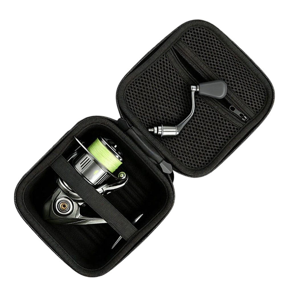 Reel Cover - กระเป๋าใส่รอกตกปลาแบบแข็งสำหรับรอกขนาด 13.5x8.5x15 ซม. ทำจากวัสดุ EVA และผ้า