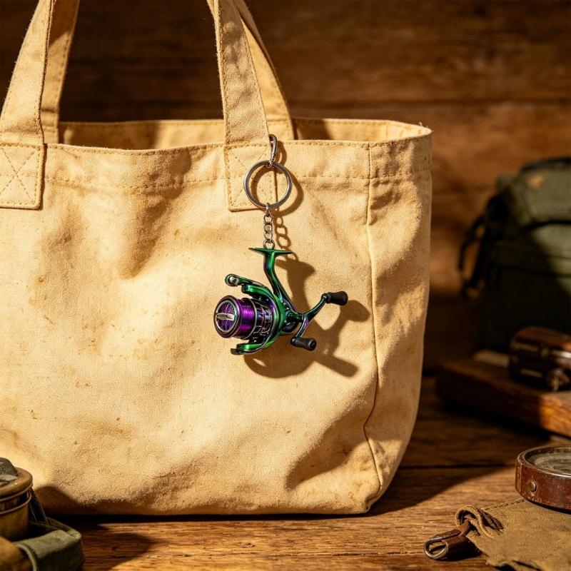 195C รอกตกปลาพวงกุญแจ Charm สำ - Reel Bag บทวิจารณ์และราคา