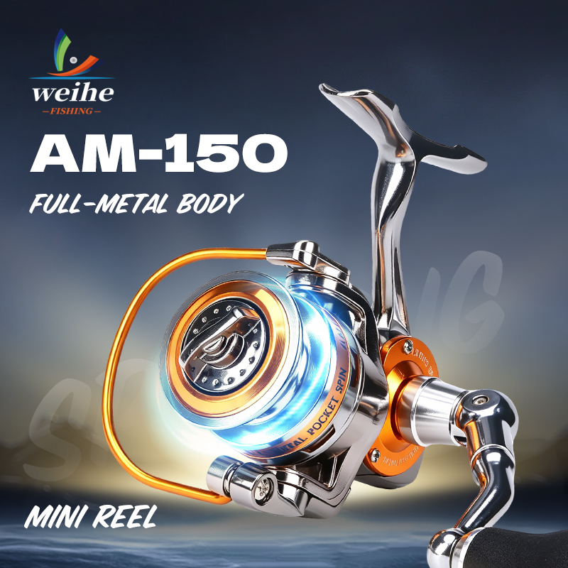 เว่ยเหอ 150 # รอกตกปลาโลหะขนาด - Ice Fishing Reel บทวิจารณ์และราคา